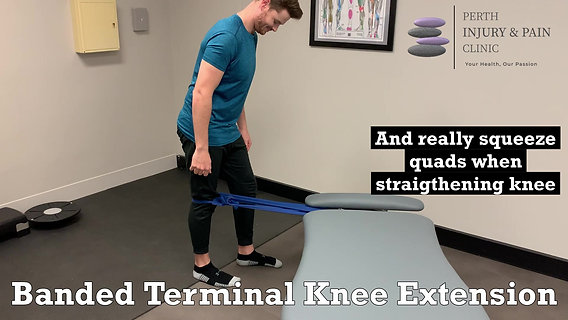 Banded Terminal Knee Extension