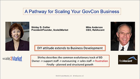 Pathway for Scaling Your Govcon Business