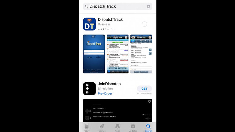 Dispatch Track Training