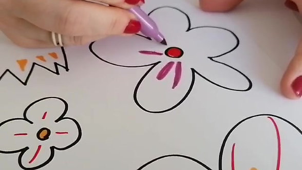 Learn to Draw Simple Flowers