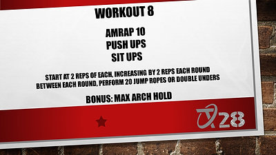 T28 Challenge Workout 8