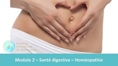 Module 2 - Santé digestive - Homéopathie