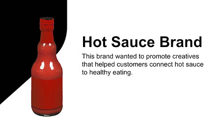 Unbranded Case - Hot Sauce - Increase Viewability