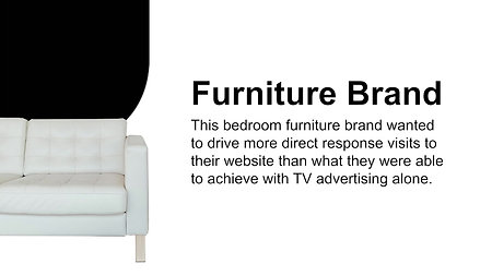Unbranded Case - Furniture - CTV Retargeting