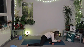 Yin yoga for the shoulders, waist and hips