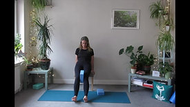 Adaptive yoga for the legs and back