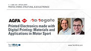 11 May 2021 | Agfa & Nanogate | Printed Electronics Made With Digital Printing Materials & Applications In Motor Sport (Teaser)