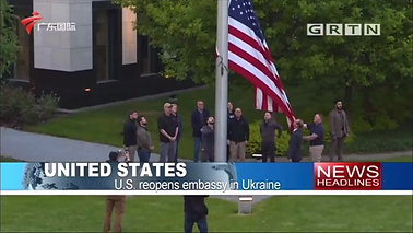 Three months after Russian invasion of Ukraine, US reopens embassy