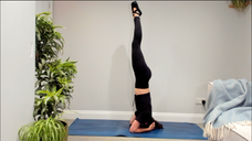 Headstand Yoga Class