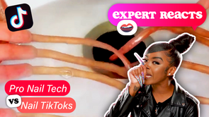 Nail tech reacts to these WEIRD nail TikToks !