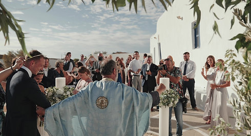 Wedding in Paros, Cristopher & Amber