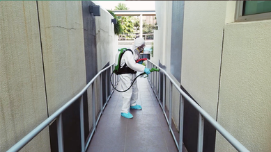 Disinfecting Covid-19@ Condominium