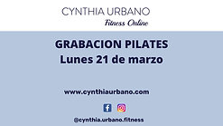 Grabación Pilates 21/03