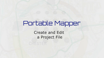 No. 2 Create & Edit a Site Project File. Ecology & Tree Survey Mapping Software from Portable Mapper