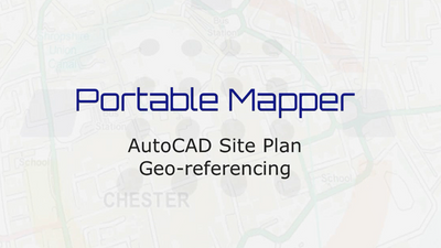 No. 6  Import & Geo-reference AutoCAD DWG Site Data. Ecology & Tree Survey Mapping Software
