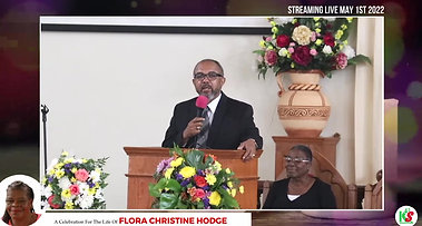Funeral Service For Flora Christine Hodge