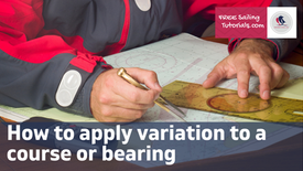 How to Apply Variation to a course or bearing