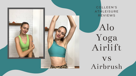 Alo Yoga Airlift vs Airbrush Fabrics
