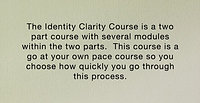 Tell me about the Identity Clarity Course