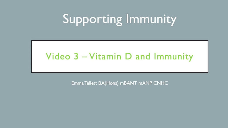Vitamin D and the immune system