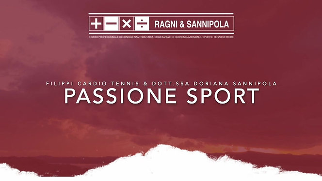 Puntata 62 Passione Sport con Filippi Cardio Tennis ed dott.ssa Sannipola