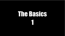 The Basics 1