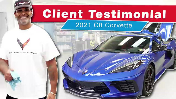 SunTek Reaction PPF and Ceramic Coating Testimonial - 2021 C8 Corvette