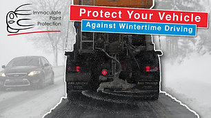 Protect your vehicle’s paint against damage caused during winter time driving
