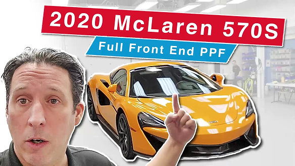 McLaren Paint Protection Film Installation