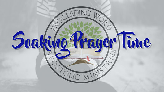 PWAM Soaking Prayer Time