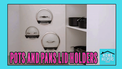 POTS AND PANS LID HOLDERS