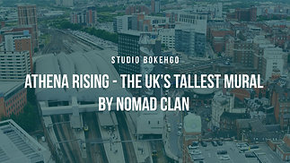 Athena Rising - The UK's Tallest Mural