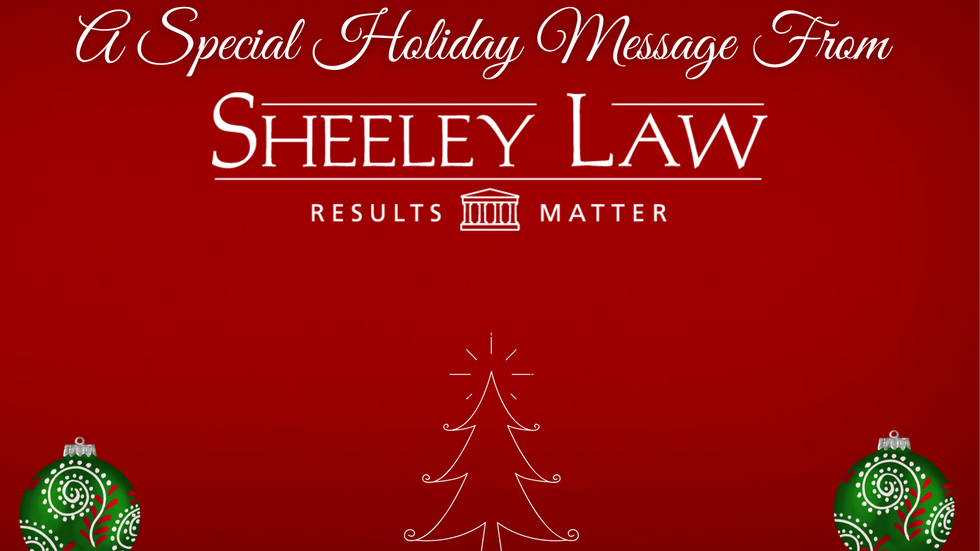 Happy Holidays from Sheeley Law