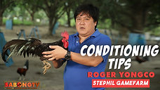 Conditioning Tips with Roger Yongco ng Stephil Gamefarm at Doc Marbul May 22, 2022