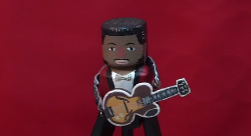 a tribute puppet show to " Chuck Berry"