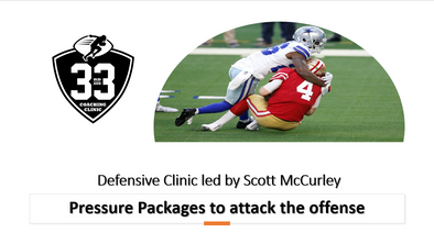 Pressure Packages to attack offense