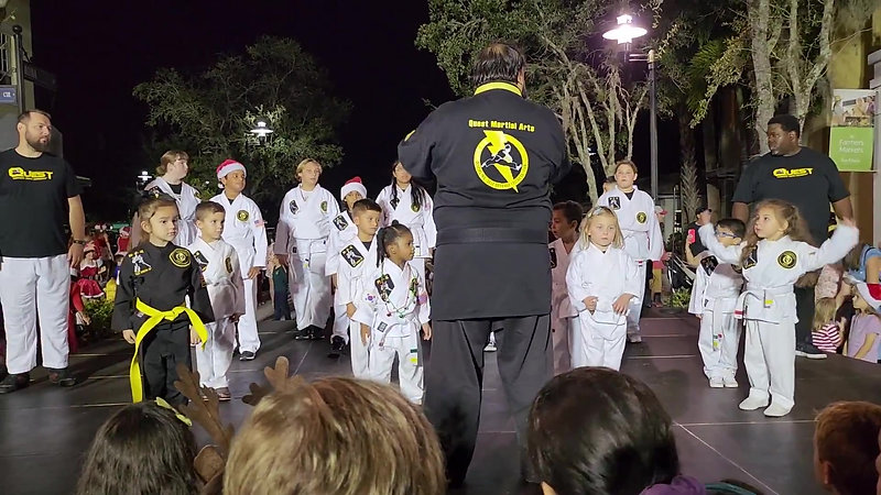 Quest Martial Arts Academy Ave Maria Holiday Event