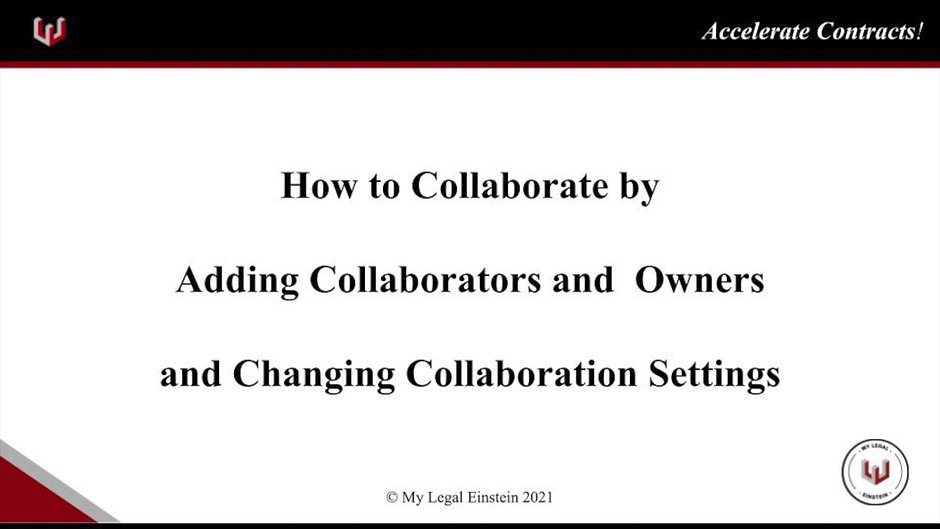 C01 How to Collaborate and Add Collaborators and Owners