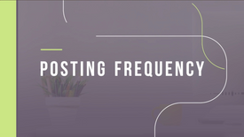 Posting Frequency - Zia Reddy