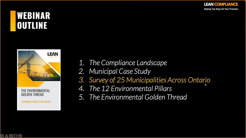 The Environmental Golden Thread