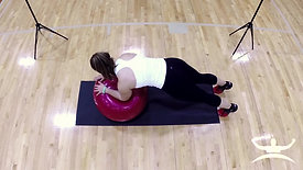 Elbow Plank on Stability ball