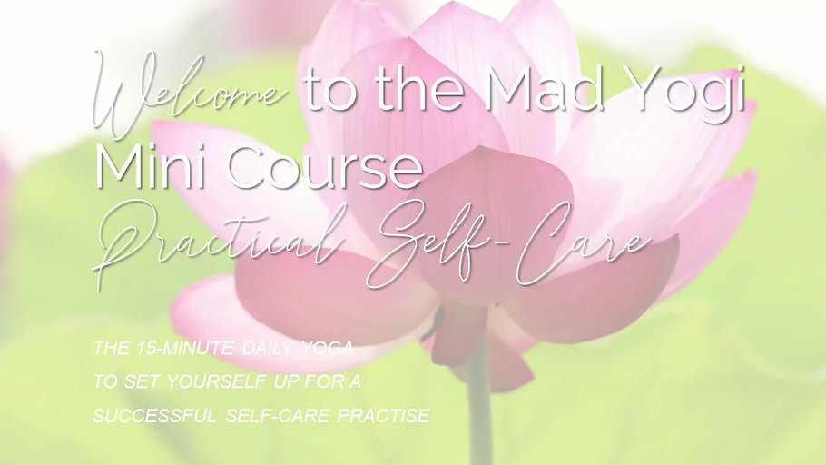 SelfCare Course - Welcome