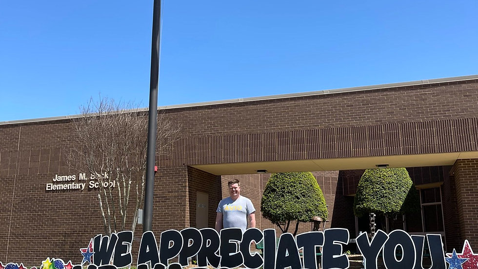 Assistant Principal Appreciation Week Yard Sign