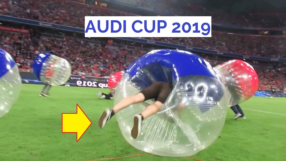 Bubble Soccer - AUDI CUP - Finale Bayern Tottenham