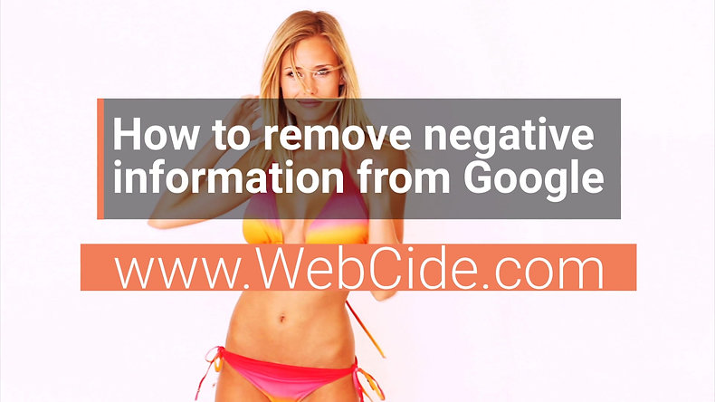 Remove Negative Search Results from Google 
