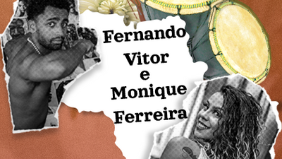 Fernando Vitor e Monique Ferreira