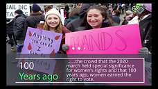 Women March Washington DC 2020