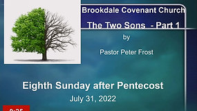 July 31, 2022 9:30 AM worship service of Brookdale Covenant Church