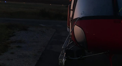 Chopper at Sunset