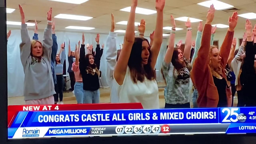 Castle Show Choirs on the News!